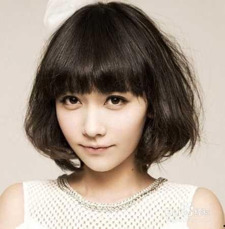 明星胖圆脸发型